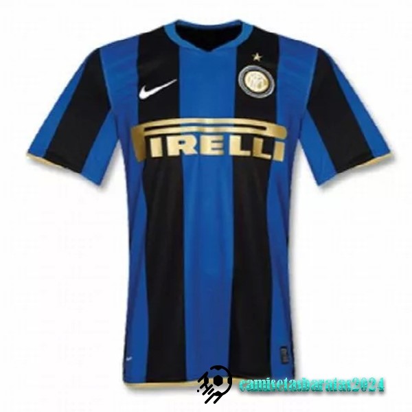 Replicas Casa Camiseta Inter Milán Retro 2008 2009 Azul