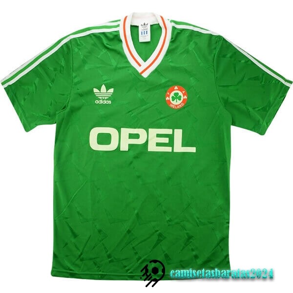 Replicas Casa Camiseta Irlanda Retro 1990 Verde