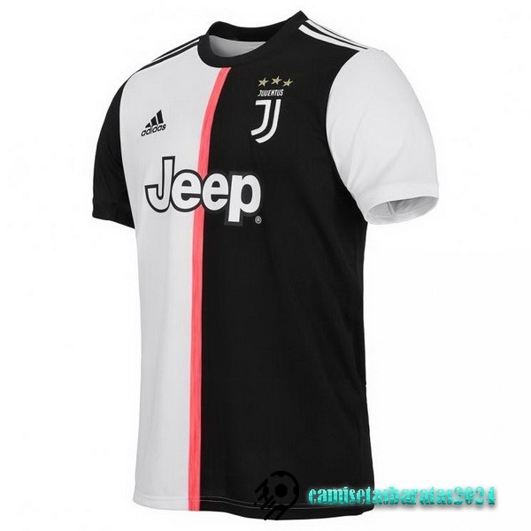 Replicas Casa Camiseta Juventus Retro 2019 2020 Blanco Negro