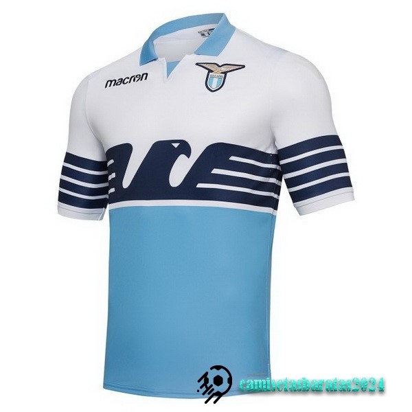 Replicas Casa Camiseta Lazio Retro 2018 2019 Azul