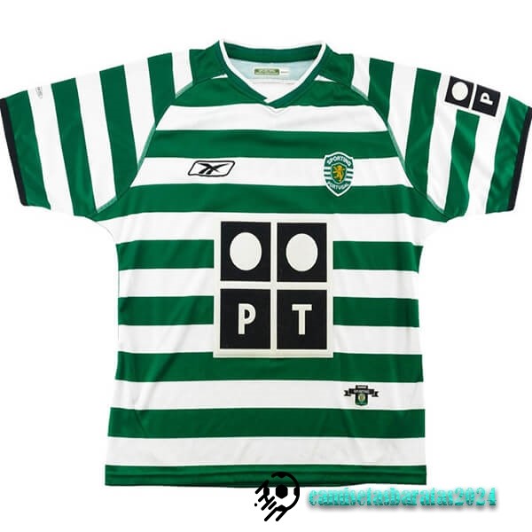 Replicas Casa Camiseta Lisboa Retro 2003 2004 Verde