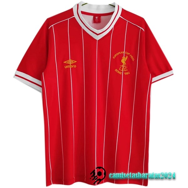 Replicas Casa Camiseta Liverpool Retro 1981 1984 I Rojo