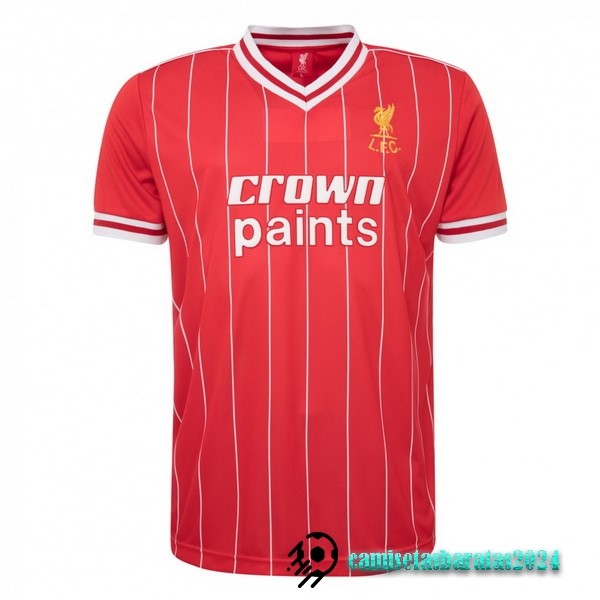 Replicas Casa Camiseta Liverpool Retro 1982 1983 Rojo