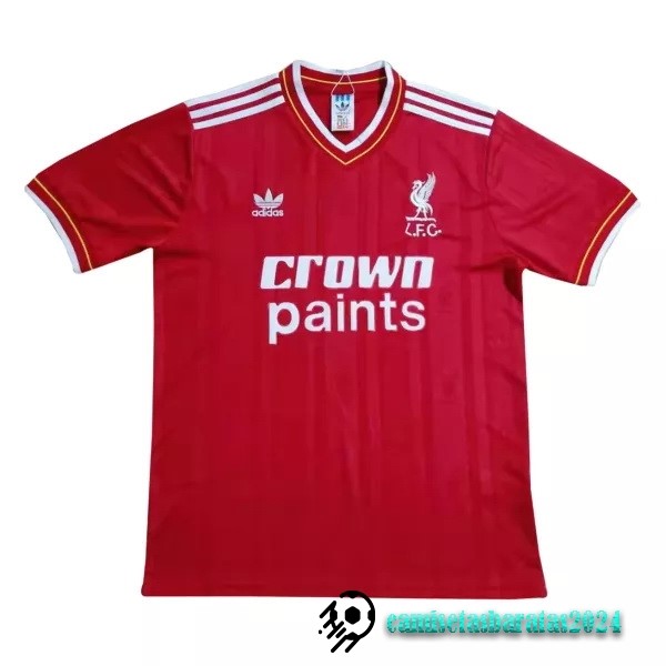 Replicas Casa Camiseta Liverpool Retro 1984 1985 Rojo