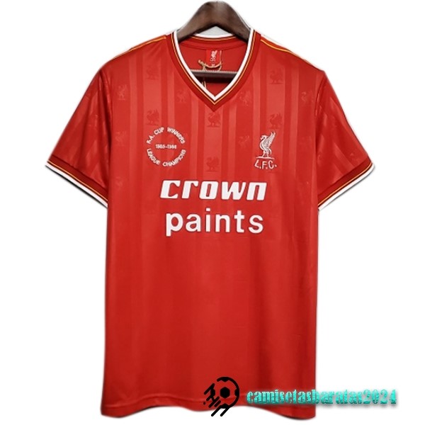 Replicas Casa Camiseta Liverpool Retro 1985 Rojo