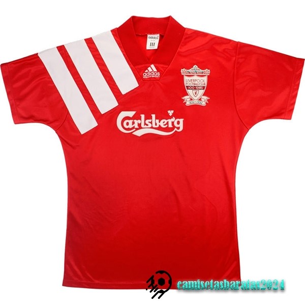 Replicas Casa Camiseta Liverpool Retro 1992 1993 Rojo