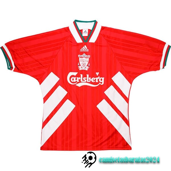 Replicas Casa Camiseta Liverpool Retro 1993 1995 Rojo