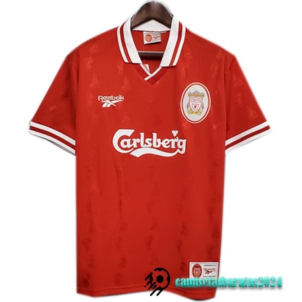 Replicas Casa Camiseta Liverpool Retro 1996 1997 Rojo