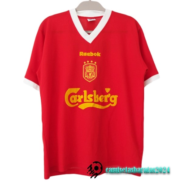 Replicas Casa Camiseta Liverpool Retro 2000 2001 Rojo