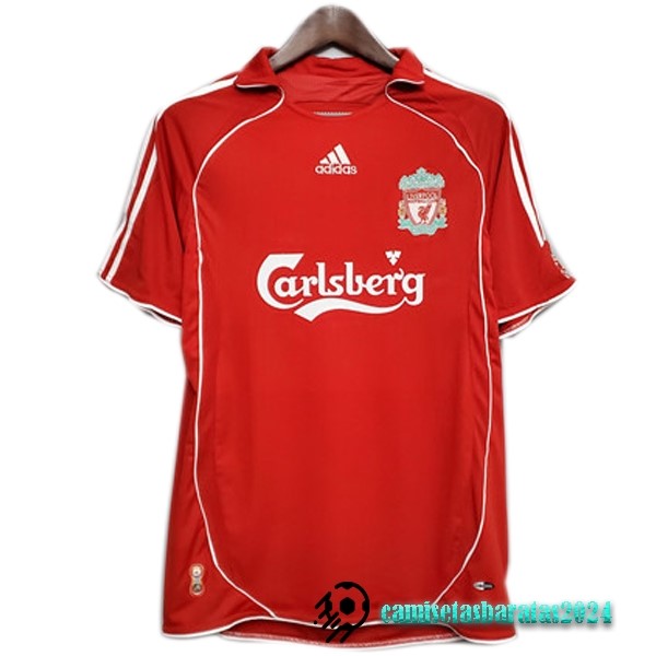 Replicas Casa Camiseta Liverpool Retro 2006 2007 Rojo