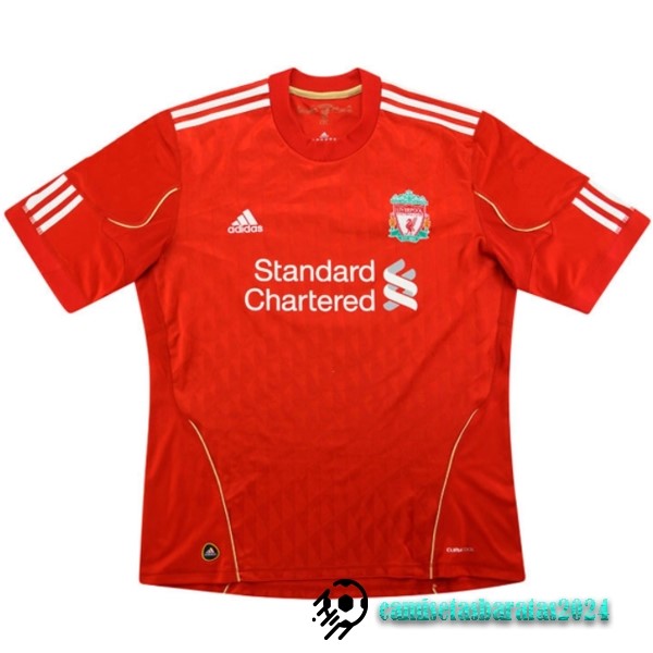 Replicas Casa Camiseta Liverpool Retro 2010 2012 Rojo