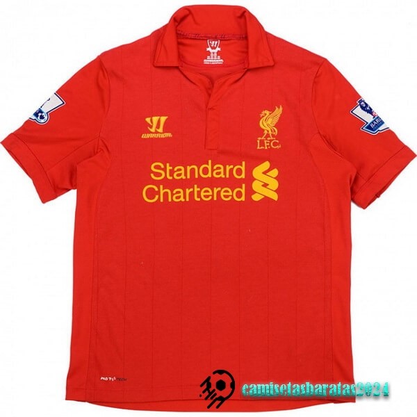 Replicas Casa Camiseta Liverpool Retro 2012 2013 Rojo