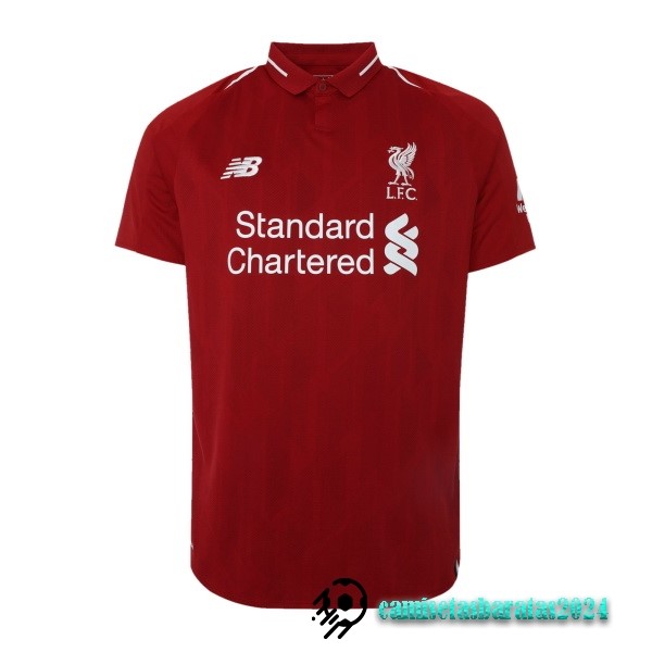 Replicas Casa Camiseta Liverpool Retro 2018 2019 Rojo