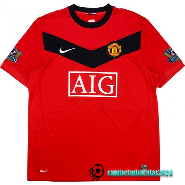 Replicas Casa Camiseta Manchester United Retro 2009 2010 Rojo