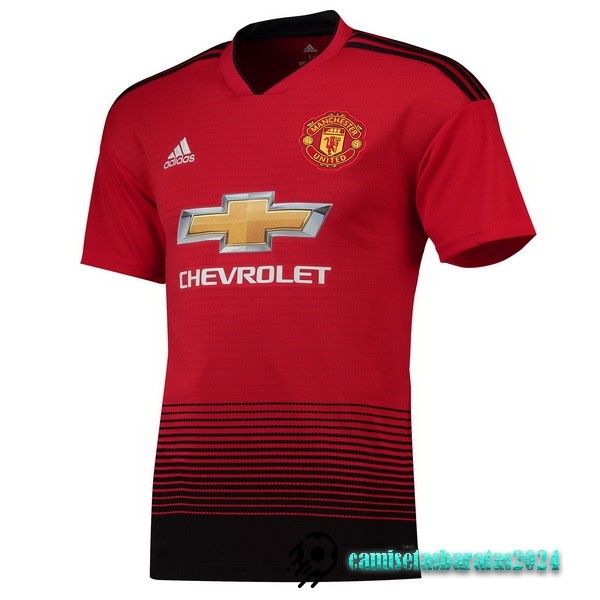 Replicas Casa Camiseta Manchester United Retro 2018 2019 Rojo