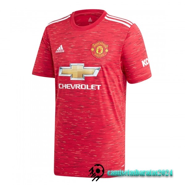 Replicas Casa Camiseta Manchester United Retro 2020 2021 Rojo