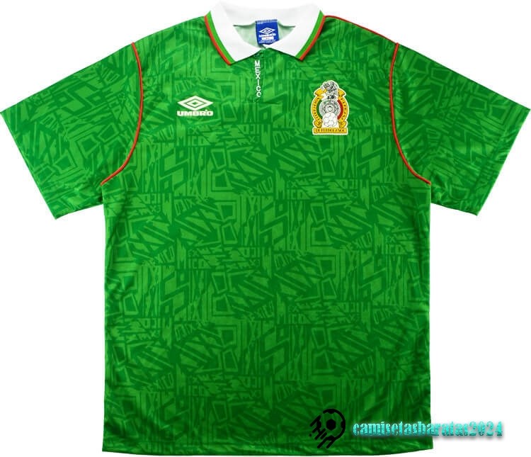 Replicas Casa Camiseta Mexico Retro 1994 Verde