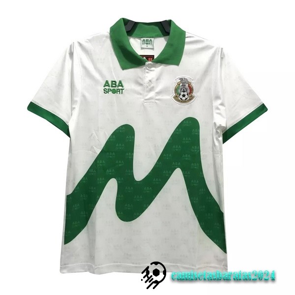 Replicas Casa Camiseta Mexico Retro 1995 Blanco