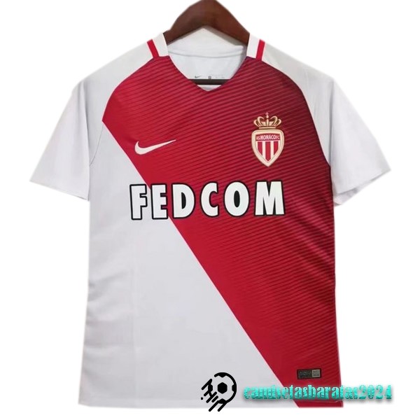 Replicas Casa Camiseta Monaco Retro 2016 2017 Rojo