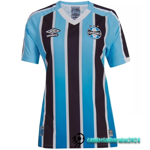Replicas Casa Camiseta Mujer Grêmio FBPA 2022 2023 Azul