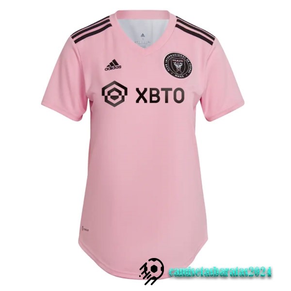 Replicas Casa Camiseta Mujer Inter Miami 2022 2023 Rosa