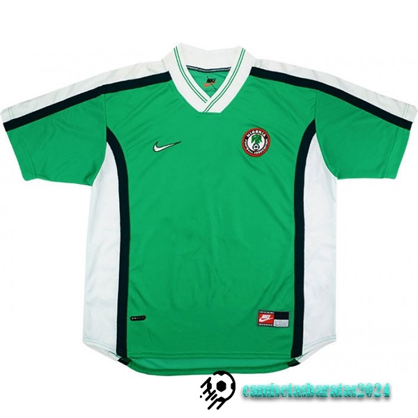 Replicas Casa Camiseta Nigeria Retro 1998 Verde