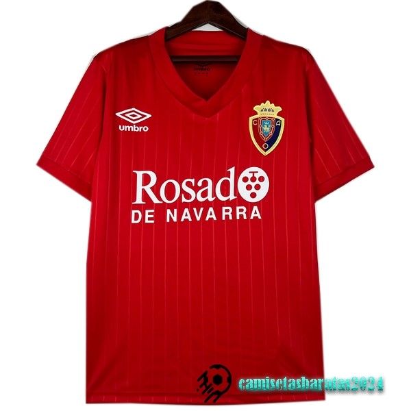 Replicas Casa Camiseta Osasuna Retro 1987 1988 Rojo