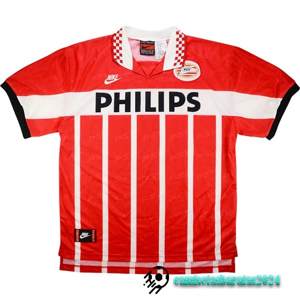 Replicas Casa Camiseta PSV Retro 1995 1996 Rojo Blanco