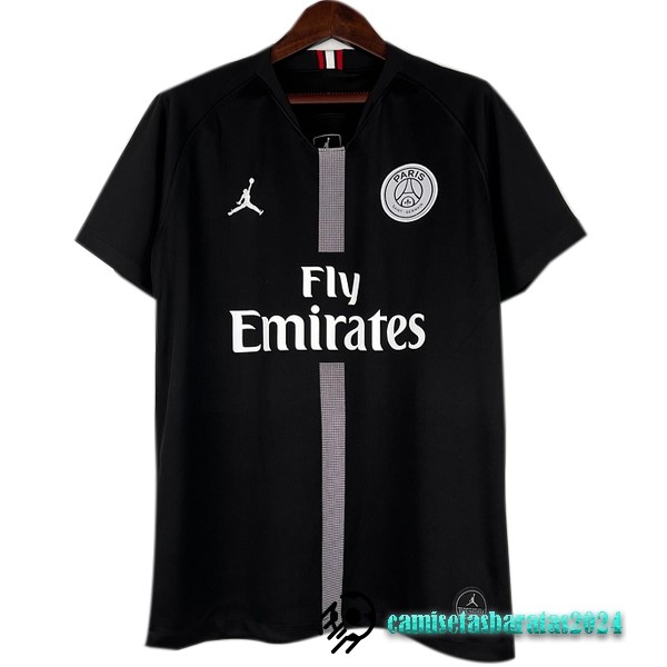 Replicas Casa Camiseta Paris Saint Germain Retro 2018 2019 Negro