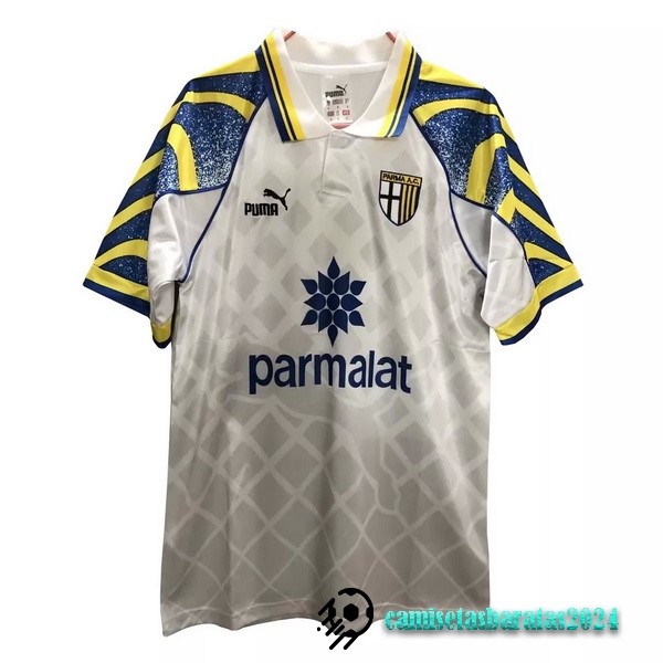 Replicas Casa Camiseta Parma Retro 1995 1997 Blanco