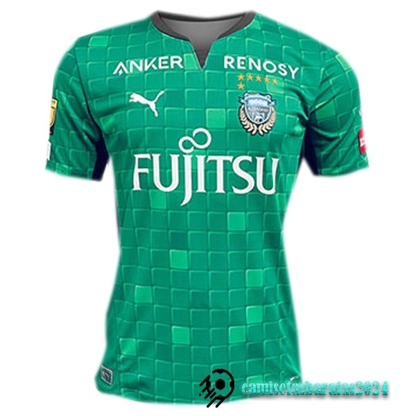Replicas Casa Camiseta Portero Kawasaki Frontale 2022 2023 Verde