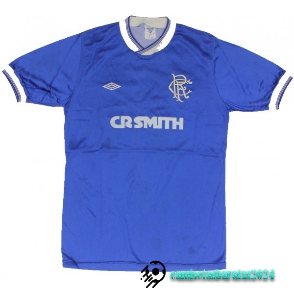 Replicas Casa Camiseta Rangers Retro 1984 1987 Azul