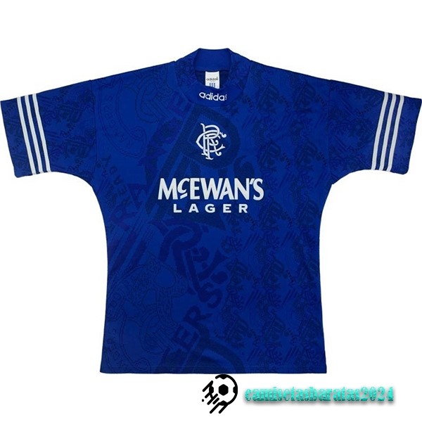 Replicas Casa Camiseta Rangers Retro 1994 1996 Azul