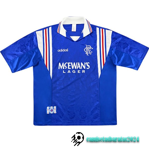Replicas Casa Camiseta Rangers Retro 1996 1997 Azul