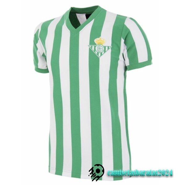 Replicas Casa Camiseta Real Betis Retro 1997 1996 Verde