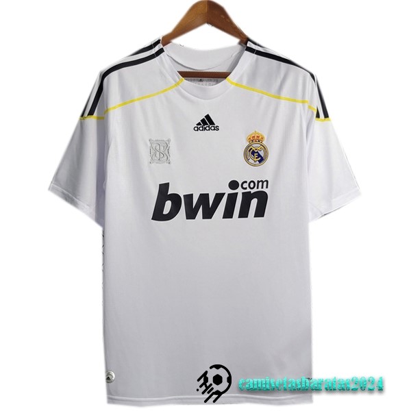 Replicas Casa Camiseta Real Madrid Retro 2009 2010 Blanco