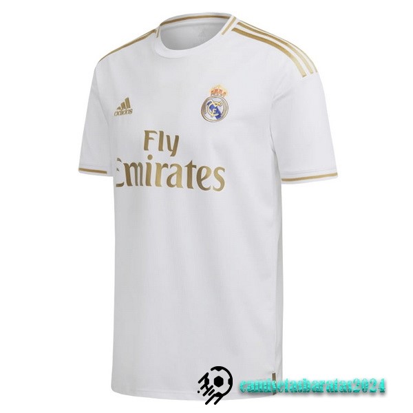 Replicas Casa Camiseta Real Madrid Retro 2019 2020 Blanco