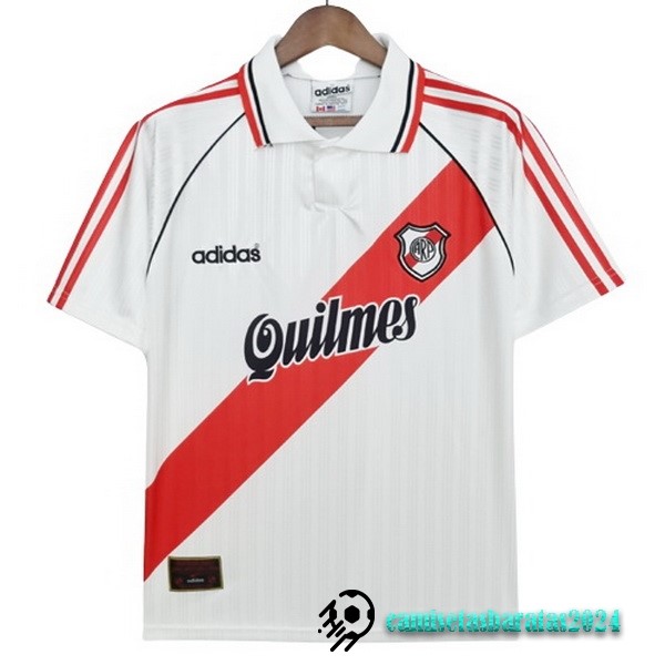 Replicas Casa Camiseta River Plate Retro 1995 1996 Blanco