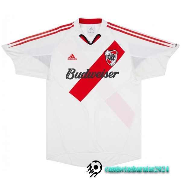 Replicas Casa Camiseta River Plate Retro 2004 2005 Blanco