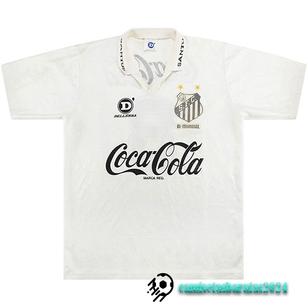 Replicas Casa Camiseta Santos Retro 1993 Blanco