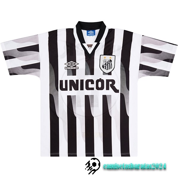 Replicas Casa Camiseta Santos Retro 1998 Blanco