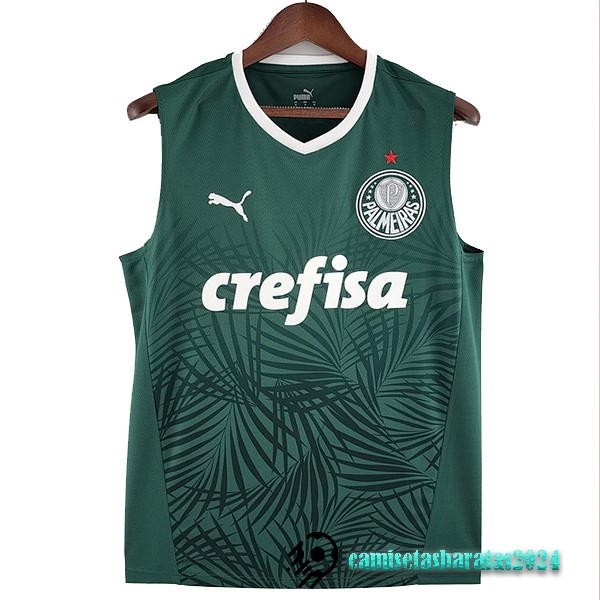 Replicas Casa Camiseta Sin Mangas Palmeiras 2022 2023 Verde