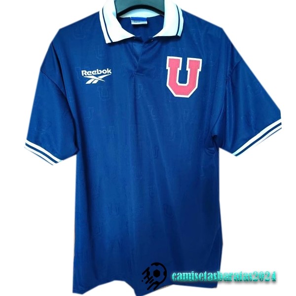 Replicas Casa Camiseta Universidad De Chile Retro 1998 Azul
