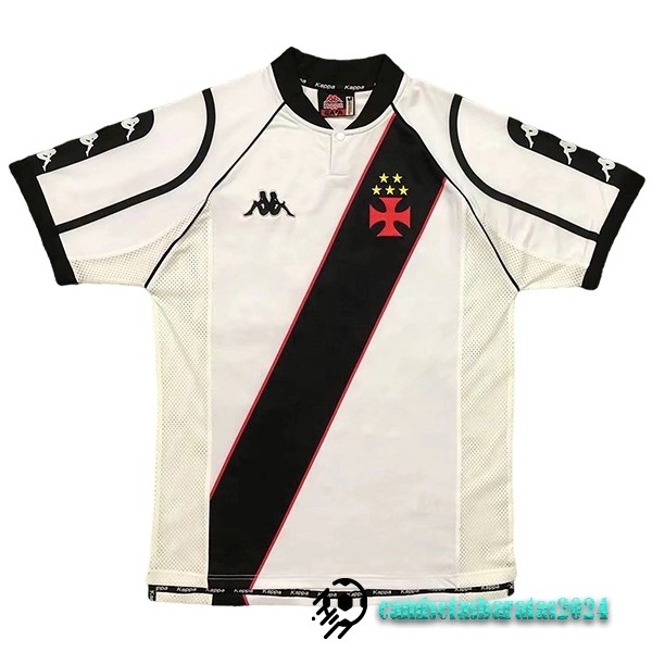 Replicas Casa Camiseta Vasco da Gama Retro 1998 Blanco