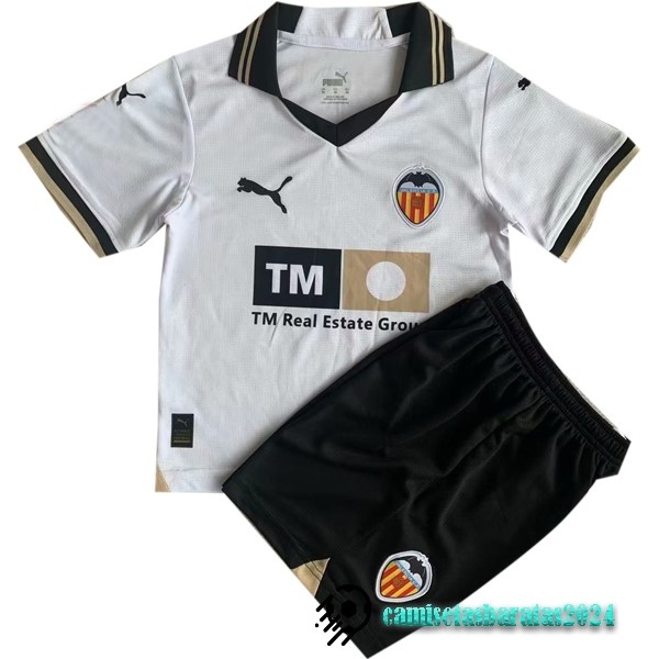 Replicas Casa Conjunto De Hombre Valencia 2023 2024 Blanco