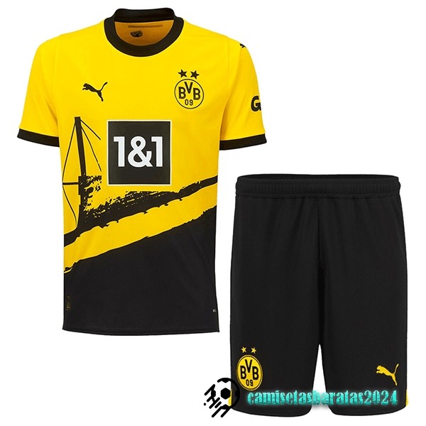 Replicas Casa Conjunto De Niños Borussia Dortmund 2023 2024 Amarillo