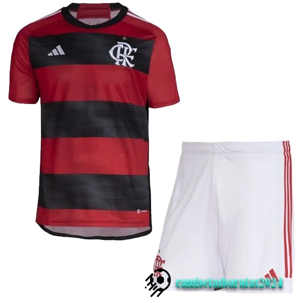 Replicas Casa Conjunto De Niños Flamengo 2023 2024 Rojo