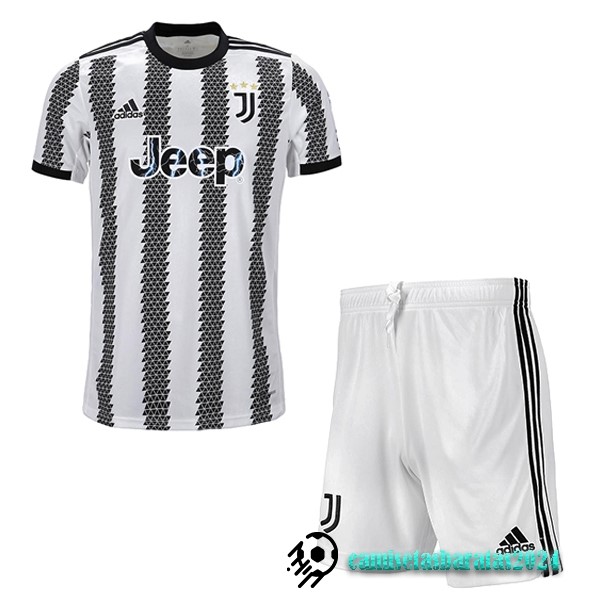 Replicas Casa Conjunto De Niños Juventus 2022 2023 Blanco Negro