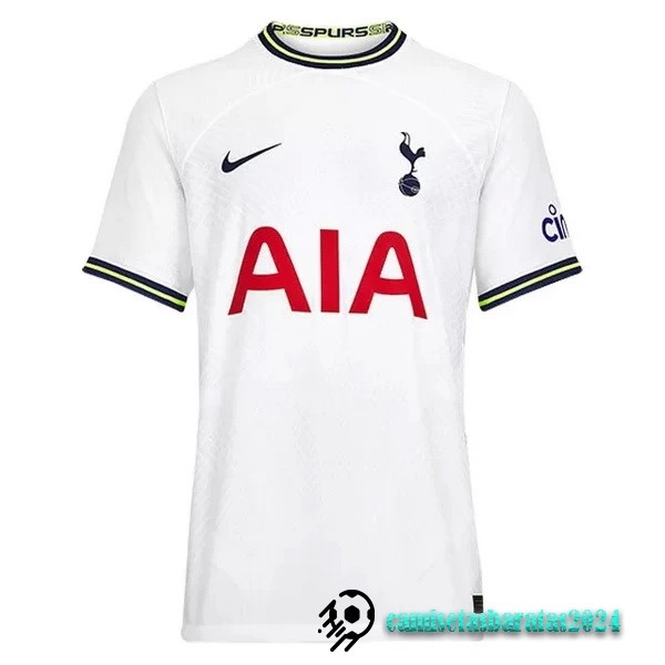Replicas Casa Jugadores Camiseta Tottenham Hotspur 2022 2023 Blanco