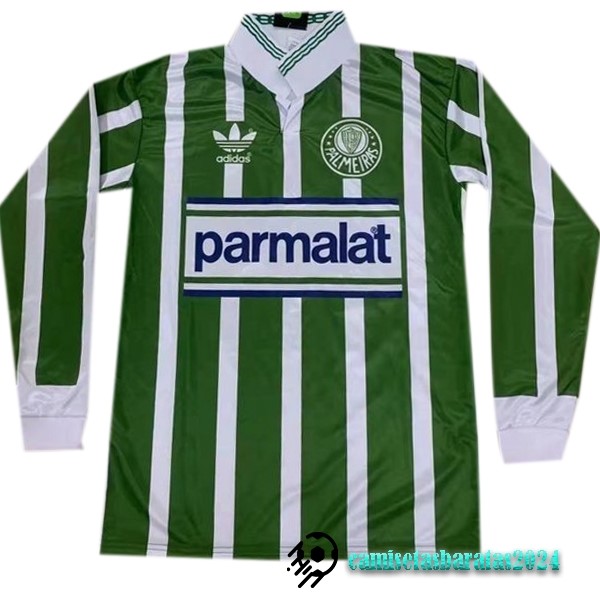 Replicas Casa Manga Larga Palmeiras Retro 1992 1993 Verde